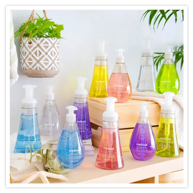 【method 美則】泡沫洗手露罐300ml+補充瓶828ml超值組(抗菌洗手慕斯 洗手液)