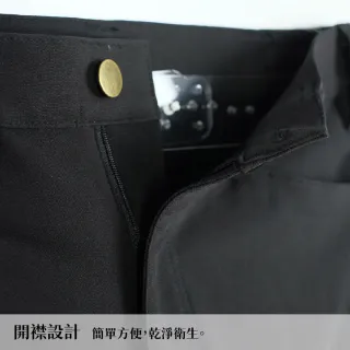 【GFoneone】男耐磨開襟貼袋長褲-黑色(耐磨長褲 秋冬長褲 機能長褲 彈性長褲)