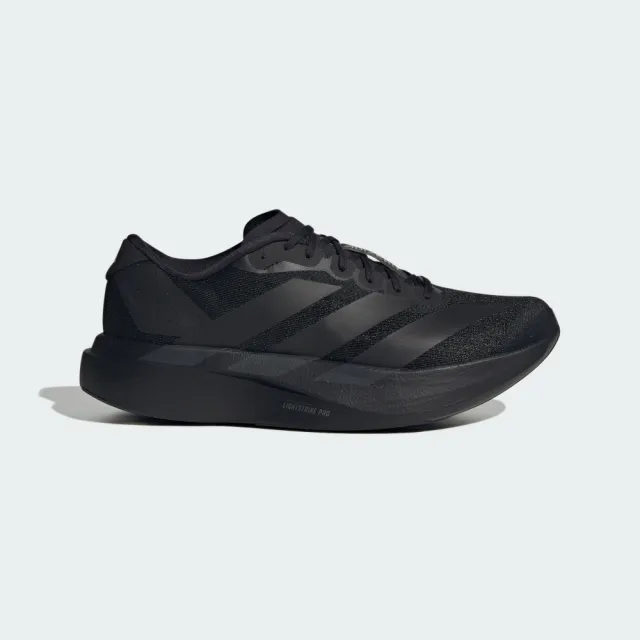 【adidas 愛迪達】ADIZERO EVO SL 跑鞋(KH9858 男鞋 跑鞋 輕量 慢跑鞋 經典黑)