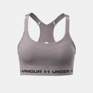 【UNDER ARMOUR】UA 女 Crossback 高衝擊運動內衣_1355109-009(灰色)