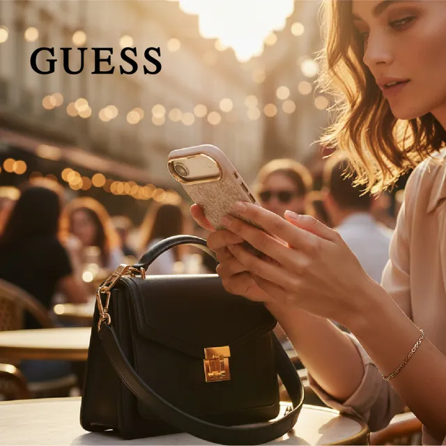 【GUESS】經典LOGO MAGSAFE手機殼 iPhone 17系列