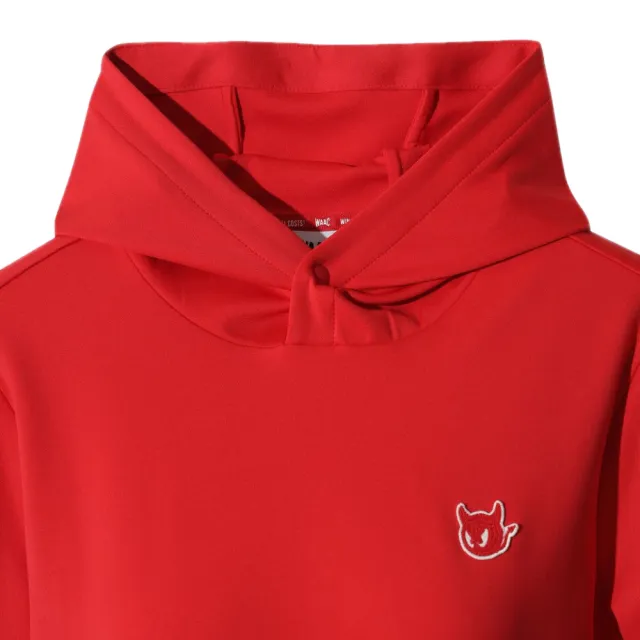 【WAAC】ATHLETIC SLOGAN JERSEY HOODIE 女士 針織連帽長袖上衣(WLTBA25501-REX)