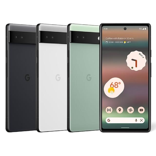 Google Pixel 6a 搭載強大 Google Tensor 八核心處理器與 6GB RAM，提供流暢 Android 體驗。6.1 吋 2400x1080 解析度 OLED 螢幕，1200 萬畫素主相機與 800 萬畫素前鏡頭，支援 5G Sub-6 頻段與 eSIM。128GB 內建儲存、無記憶卡插槽，輕巧 178g 機身，尺寸 152.2 x 71.8 x 8.9 mm。顏色選擇：石墨黑、灰綠色、粉炭白。NCC 認證碼：CCAF225G0120T1。完美旗艦中階手機，適合攝影與日常使用。