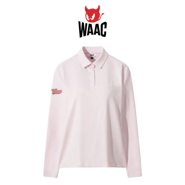 【WAAC】WINTER ESSENTIAL FLEECE POLO 女士 刷毛長袖POLO衫(WWTBW25701-PIL)