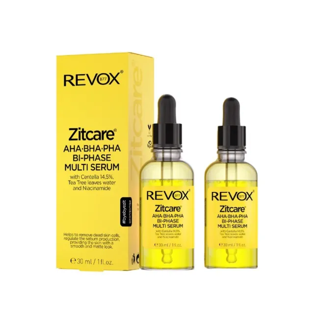【REVOX B77 瑞博士】果酸煥膚粉刺調理精華液30mlx2入 (夜用)
