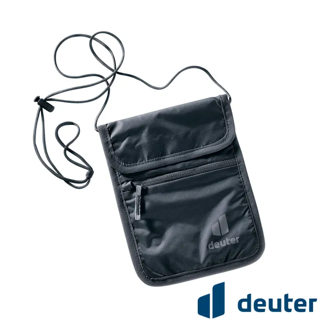 【deuter】SECURITY WALLET II側背隱藏式貼身錢包(3950126灰/出國旅遊/隨身袋/證件護照包)