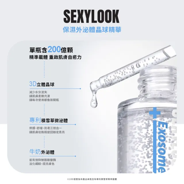 【SEXYLOOK 西西露】晶球外泌體精華35ml(積雪草修護/海茴香水光_任選1)