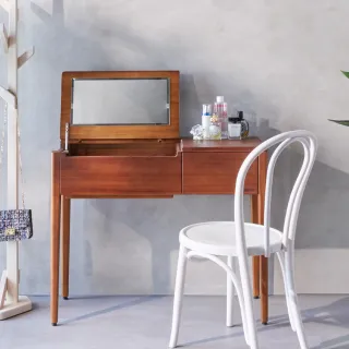 【有情門】STRAUSS 不語化妝桌-左掀蓋 寬88cm/限定色(製作期2-3週/實木/MIT/書桌/梳妝台)