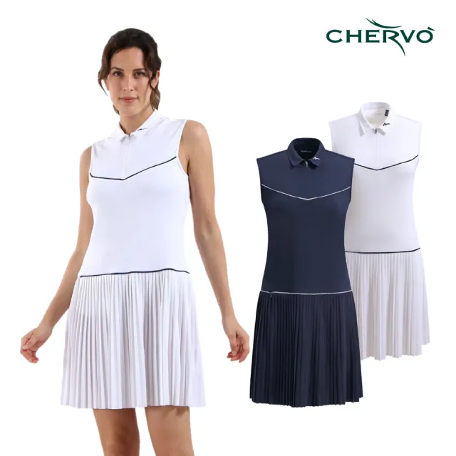 【CHERVO】VITTORIA - DRESS 女士 高爾夫無袖連身裙(兩色任選)