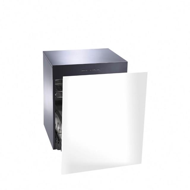 【SAKURA 櫻花】50cm嵌門板型高70cm落地式烘碗機銀色不鏽鋼(不含門板) Q-7596BL 含基本安裝