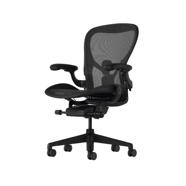 【Herman Miller】Aeron 全功能 - 尊爵黑｜C SIZE｜世代家具｜原廠授權代理商(人體工學椅/電腦椅/辦公椅)