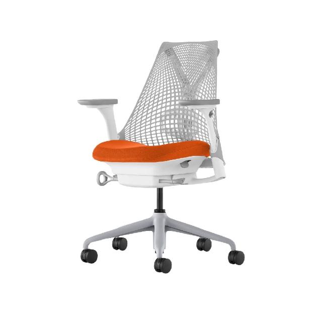 【Herman Miller】Sayl 全功能 - 淺灰背橘座｜世代家具｜原廠授權代理商(人體工學椅/電腦椅/辦公椅)