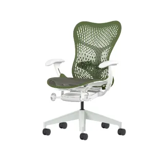 【Herman Miller】Mirra 2 全功能 - 白框橄欖綠背｜世代家具｜原廠授權代理商(人體工學椅/電腦椅/辦公椅)