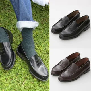 【HARUTA】日本 平底素面 樂福鞋  3E楦 男 906 全真皮 復古經典便士 皮鞋 學生鞋 紳士鞋
