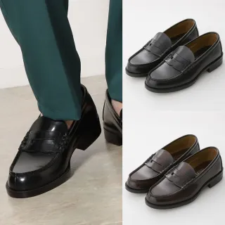 【HARUTA】日本 平底素面 樂福鞋 3E楦 男 6550 人造皮革 復古經典便士 皮鞋 學生鞋 紳士鞋 兩色任選