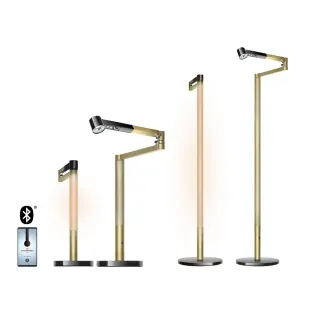 【dyson 戴森】SolarCycle Morph 桌燈 檯燈 + SolarCycle Morph 落地燈 立燈 (黑耀金色) (超值組)