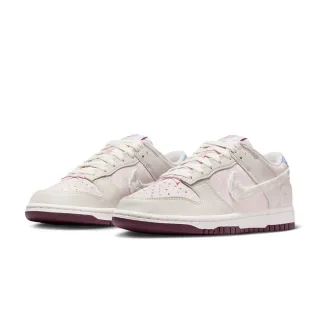 【NIKE 耐吉】W Dunk Low 情人節限定 灰粉 立體愛心 毛絨 休閒鞋 女鞋 IQ1145-610
