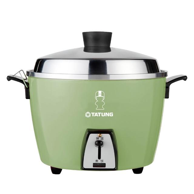 【TATUNG 大同】6人份電鍋-大同寶寶剪影款(TAC-06L-D GU經典綠)