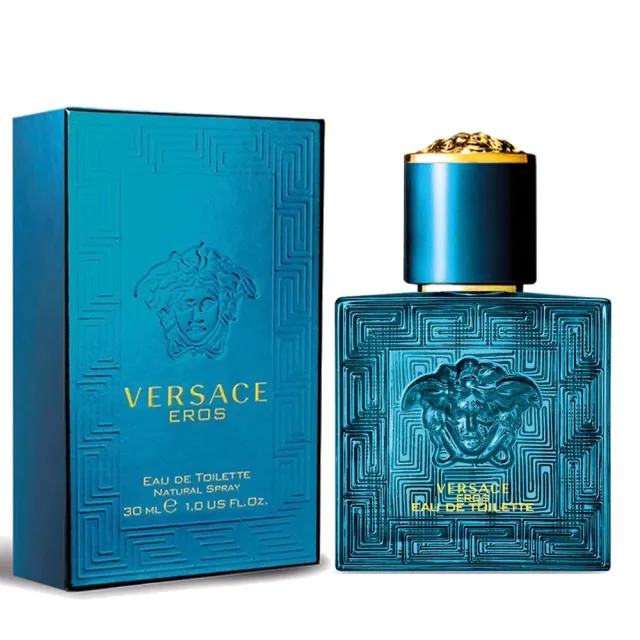 【VERSACE 凡賽斯】EROS 艾諾斯.愛神男性淡香水 30ml (專櫃公司貨)
