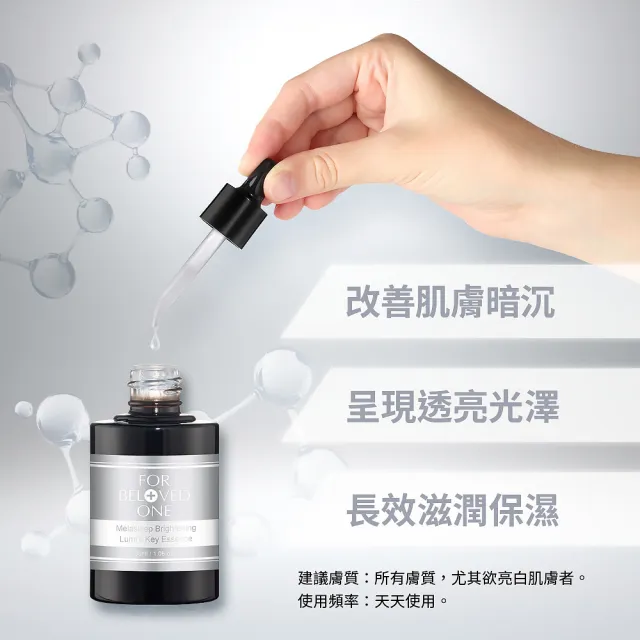 【For Beloved One 寵愛之名】亮白淨化光之鑰精華 30ml買一送一