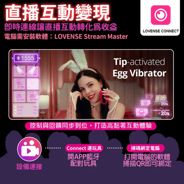 【Lovense】Nora 智能搖擺震動按摩棒(情趣職人 情趣按摩棒 情趣用品 女生自慰器)