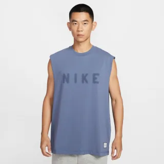 【NIKE 耐吉】背心 男 訓練 健身 寬鬆 速乾 AS M NK DF NAC TANK 藍 IF2798-491