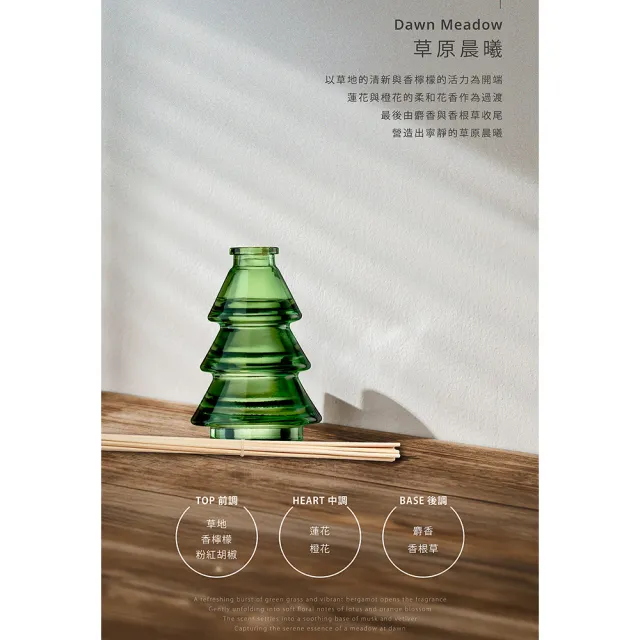 【Naturero 植淨林】森林小樹居家擴香3入組(80MLx3 任選-晨露玫瑰/橘野清溪/草原晨曦)