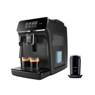 【Philips 飛利浦】全自動義式咖啡機(EP2220)+飛利浦★全自動奶泡機(CA6500)