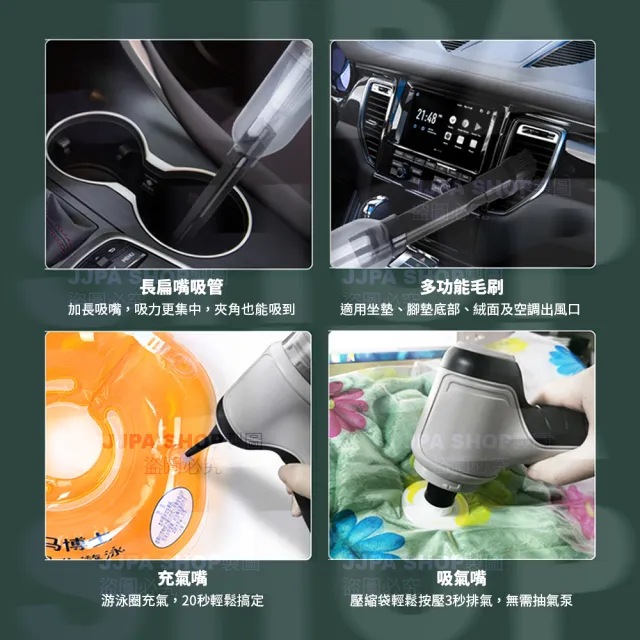 【SUiTU】Pro款大吸力車用吸塵器 無線手持 無刷電機(吹吸兩用 吸塵小鋼炮☆獨家加贈1顆濾芯)