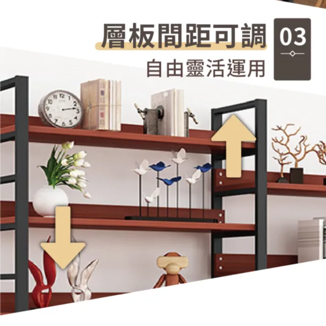 【慢慢家居】高品質多功能五層落地置物架 80x30x182cm(2入)