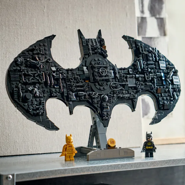 【LEGO 樂高】DC超級英雄系列 76330 蝙蝠俠 標誌(超級英雄玩具 居家擺設 玩具 積木)