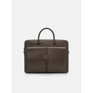 【PEDRO】Icon十字紋真皮公事包(小CK集團品牌 新品上市)