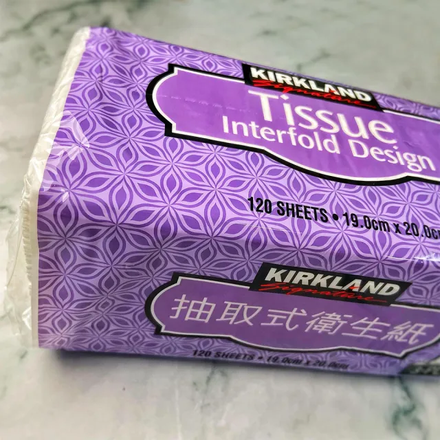 【Kirkland Signature 科克蘭】三層抽取式衛生紙(120抽x24包x2串)