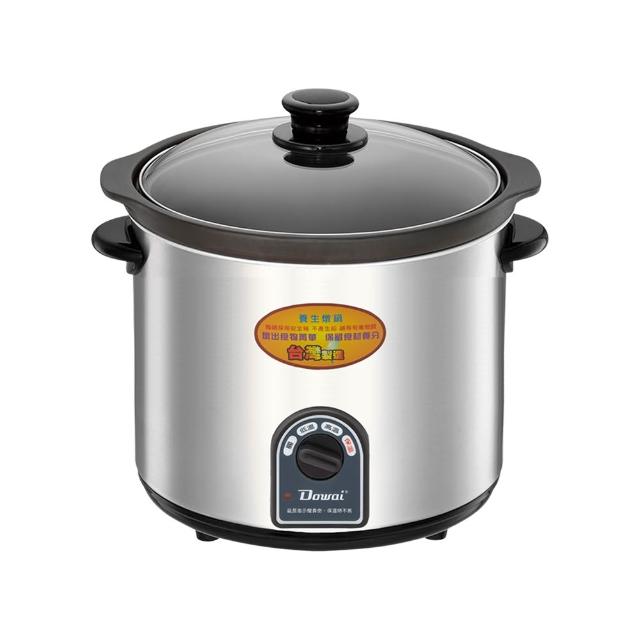 【Dowai 多偉】6.5L不鏽鋼陶瓷燉鍋 台灣製造(DT-650)