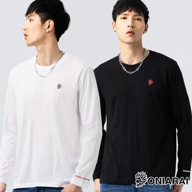 【BLUE WAY】男裝 買一送一 純棉長袖兩件包 長袖 上衣-鬼洗