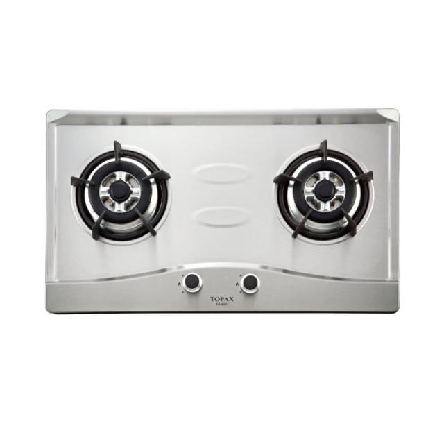 【莊頭北】二口不鏽鋼檯面爐(TG-8501S原廠安裝)