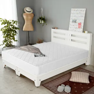 【H&D 東稻家居】MIT台灣製造國民系列-月亮獨立筒雙人加大床墊(雙人加大6尺 網路限定)