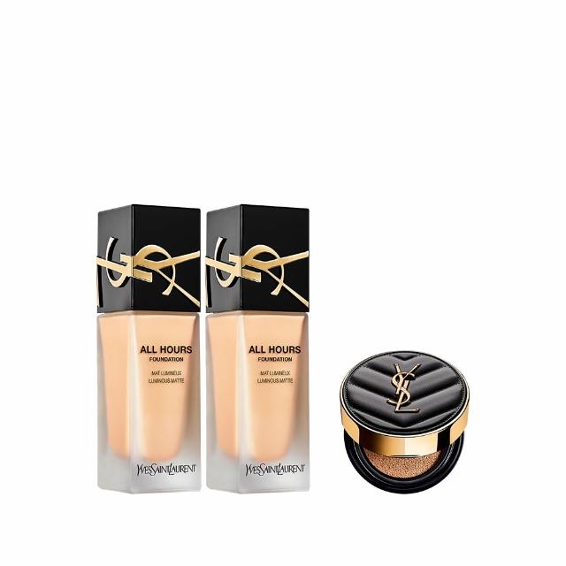 【YSL】官方直營 恆久完美無瑕持妝雙入組(午夜粉底25mlx2)