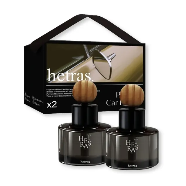 【HETRAS】車用擴香 2入組 77ml*2/送禮推薦)