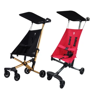 【Q play】T18輕便兒童推車(贈專屬收納袋 登機車 極簡美學 輕便推車)兩色任選