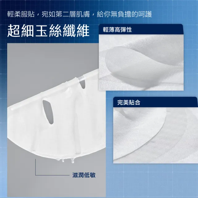 【AQUAMAX 奧科美氏】Exorigin泌蘭PDRN煥活舒緩超級面膜(3片/盒)-修護、舒敏、急救舒緩、植泌體、術後