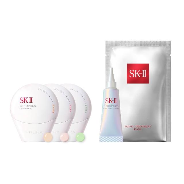 【SK-II】光蘊輕透CC霜30g雙入組(自然膚或玫瑰粉/全新五合一/防曬小白球/SPF50)