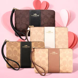 【COACH】大C PVC手拿包(多色)