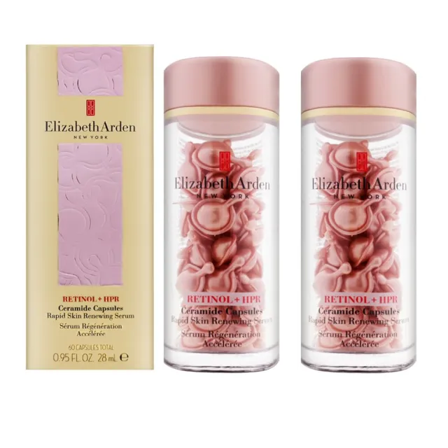 【Elizabeth Arden 伊麗莎白雅頓】HPR玫瑰金抗痕膠囊 60顆2入 (平行輸入版)