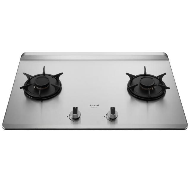 【林內】檯面式彩焱不銹鋼雙口爐RB-L2700S(基本安裝)