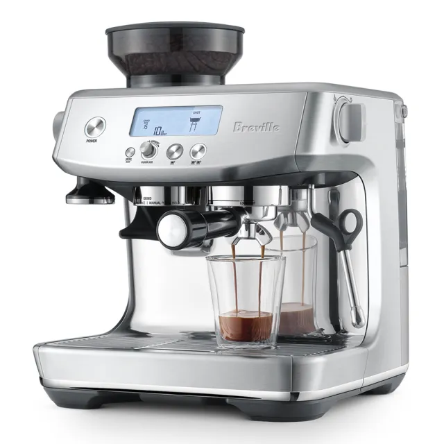 【Breville】BES878XL the Barista Pro™ 專業級複合式研磨義式咖啡機（雪花白）(總代理公司貨)