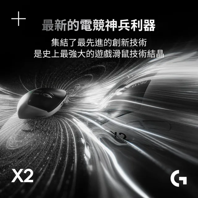【Logitech G】PRO X 2 SUPERSTRIKE 無線類比遊戲滑鼠