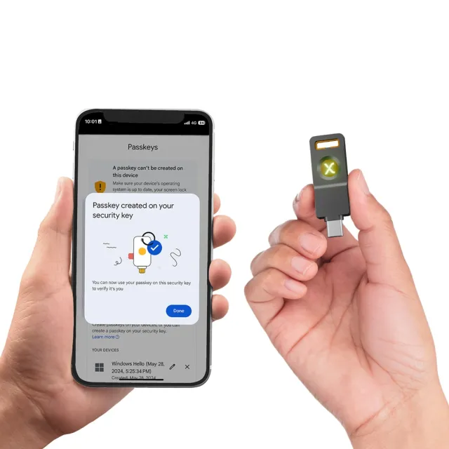 SecuX PUFido Drive Clife Key 雙用隨身碟兼硬體安全金鑰 Fido Key (儲存、保護帳號密碼安全)