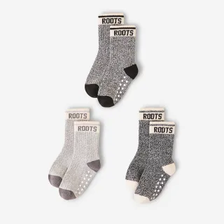 【Roots】Roots小童-TODDLER COOPER PEPPER 襪子三入組(灰色)