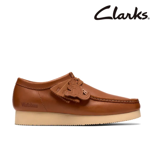 【Clarks】男鞋 ORIGINALs-Wallabee 2604真皮袋鼠鞋 休閒鞋(棕色)(CLM86513R)